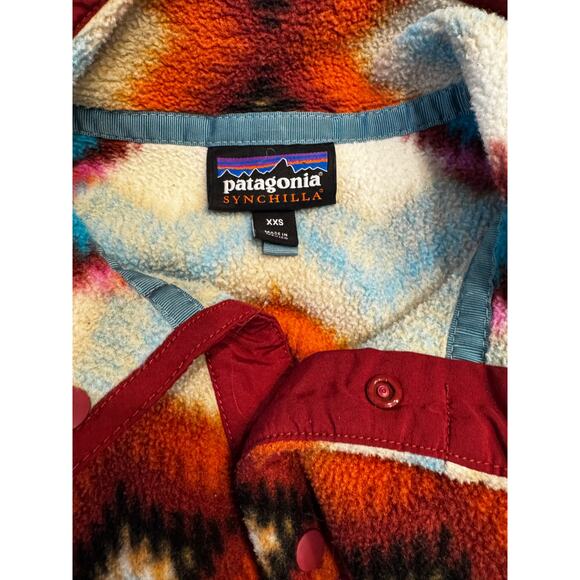 PATAGONIA Synchilla Snap-T Fleece Pullover in Timer Twist Size XXS - Picture 7 of 10